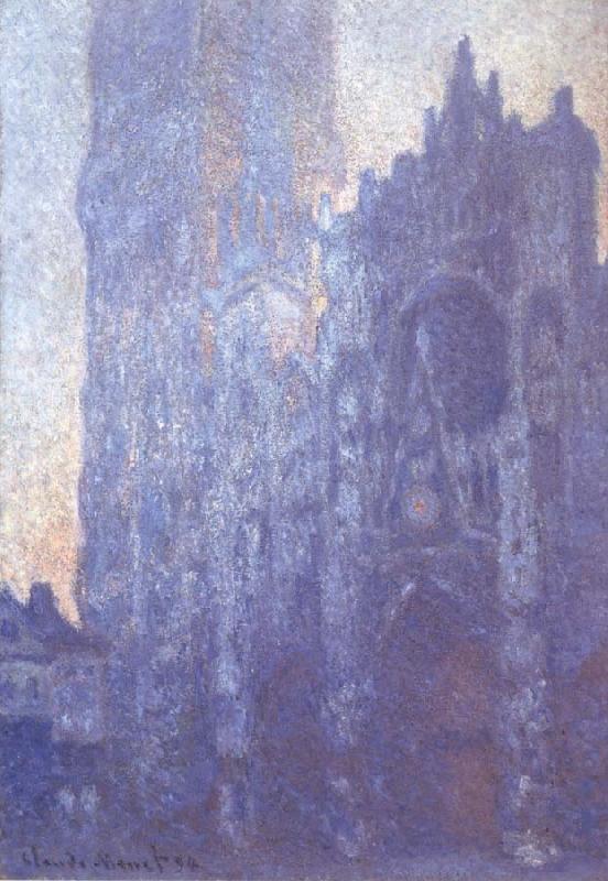Claude Monet Rouen Cathedral Facade and Tour d-Albane oil painting image